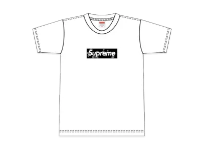 Supreme Mo Wax Box Logo Tee "White"