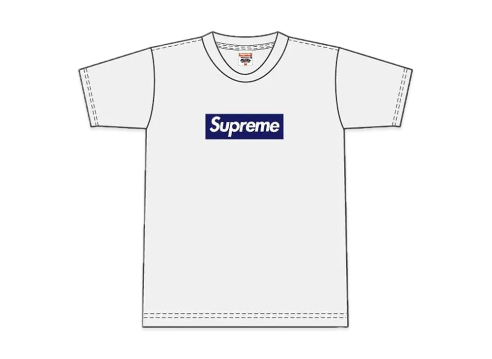 パ*タ様 Supreme ×Yankees ボックスロゴ Tシャツ Supreme New York Yankees Box Logo T-Shirt 'Black White' SUP-0022
