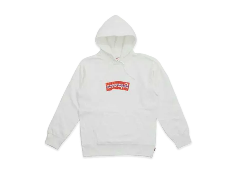 Supreme Comme Des Garcons SHIRT Box Logo Hooded Sweatshirt "White"