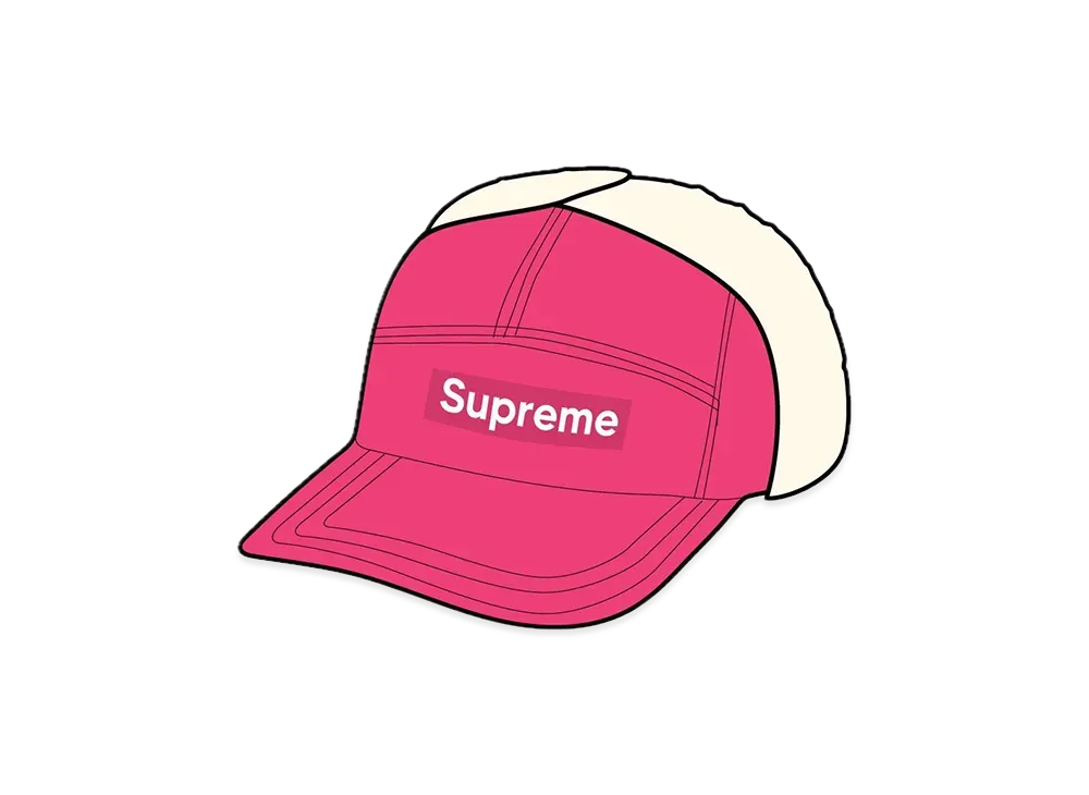 Supreme Earflap Box Logo New Era "Pink"