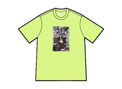 Supreme Lady Pink Tee "Neon Green"