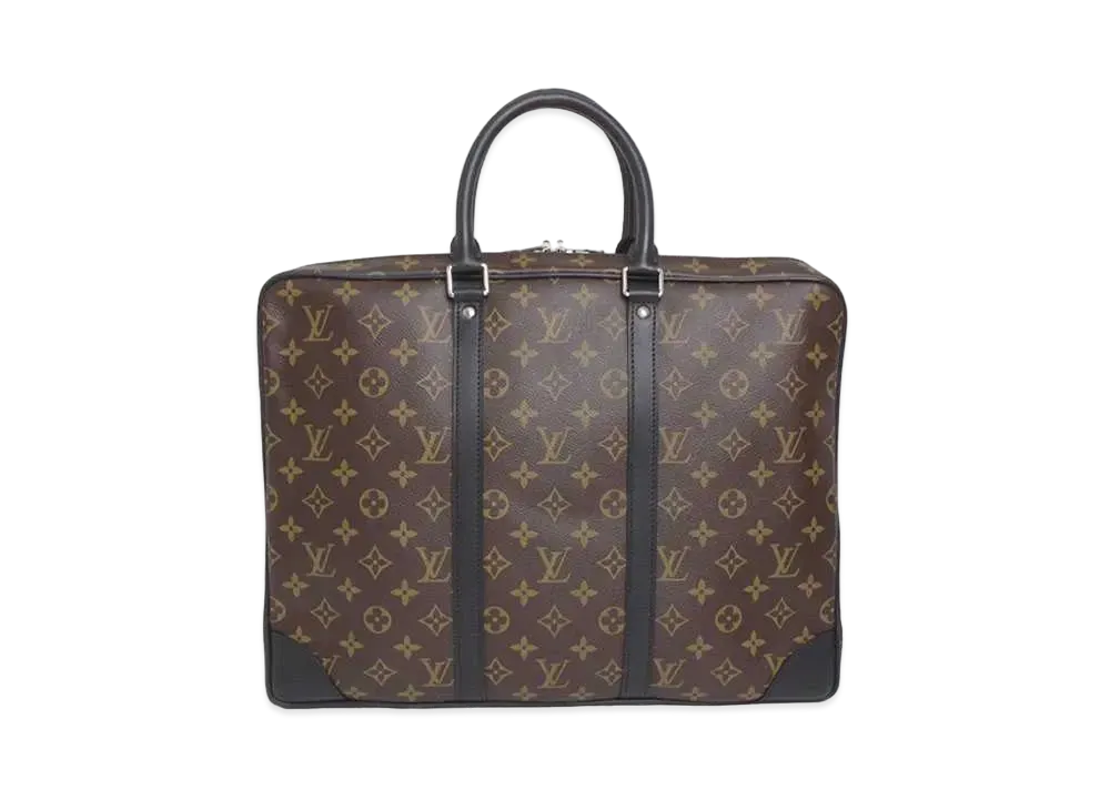 Louis Vuitton Monogram Macassar Porte Documents Voyage