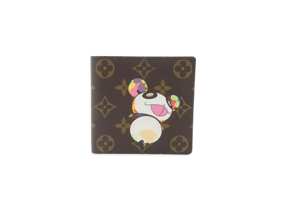 Louis Vuitton x Takashi Murakami Porte Bie Caltecredi Monne Monogram Panda