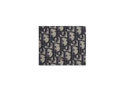 Dior Oblique Jacquard Wallet "Beige/Black"