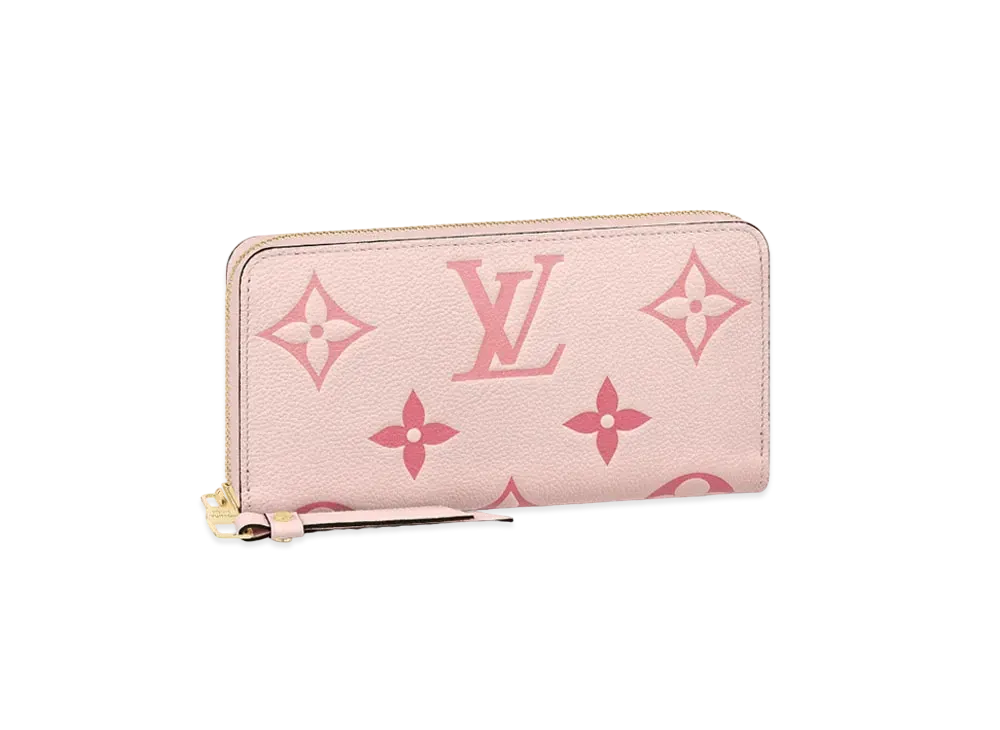 Louis Vuitton Zippy Wallet Monogram Empreinte Leather By the Pool  "Bouton de Rose"