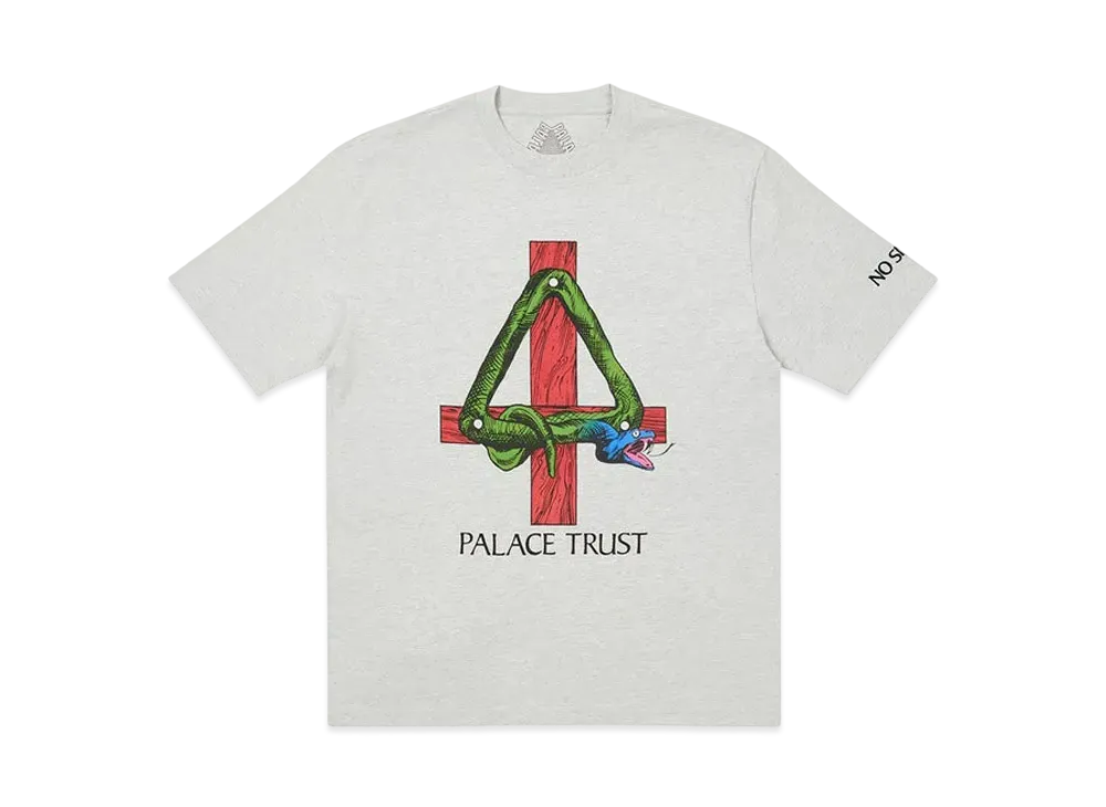 PALACE TRUST PALACE T-SHIRT "Grey Marl"