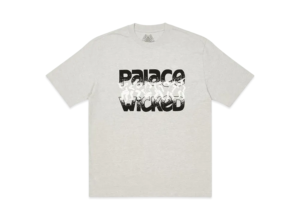 PALACE WICKED T-SHIRT "Grey Marl"