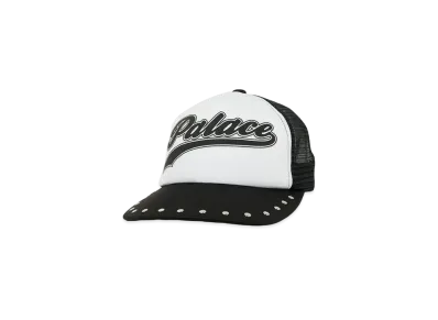 PALACE SCRIPT MESH BACK 5-PANEL "Black"
