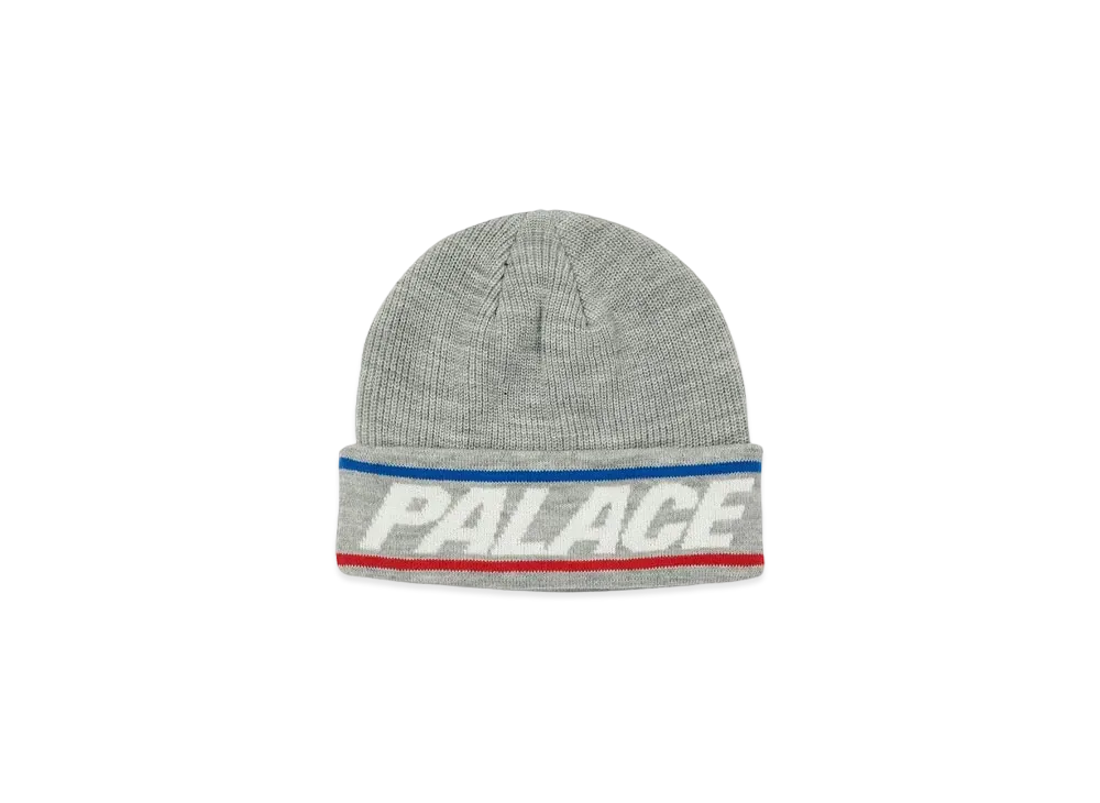 PALACE BASICALLY A BEANIE "Grey Marl"
