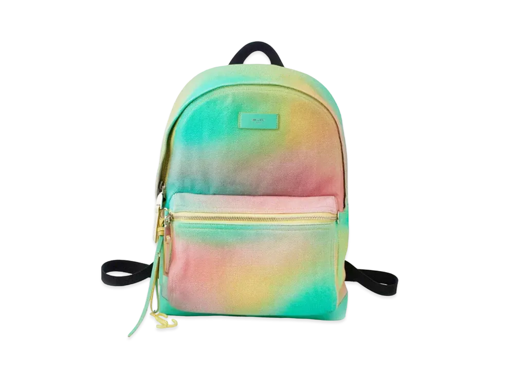  Jimmy Choo Wilmer Sunset Mix Gradation Canvas X Sunbleached Calf Leather Backpack