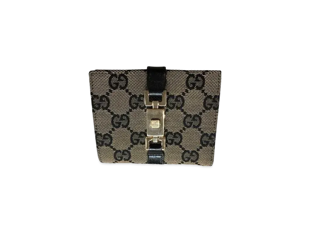GUCCI Jackie Wallet "Beige/Black"