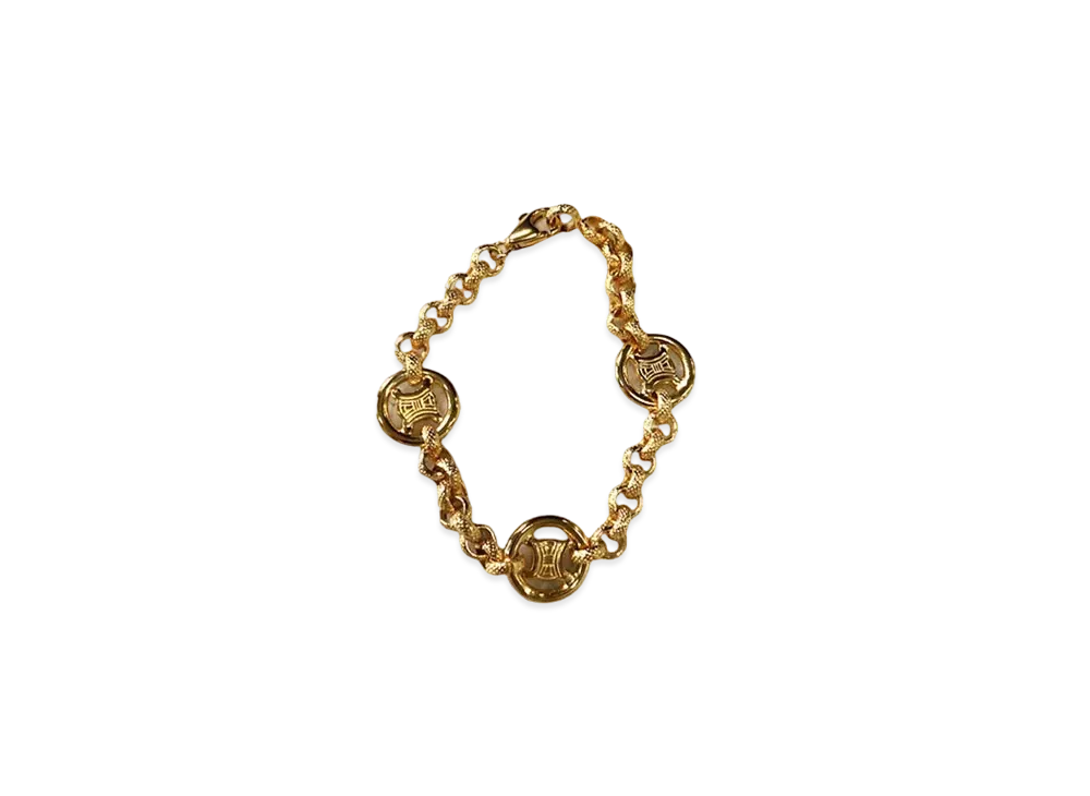 CELINE Triomphe Bracelet "Gold"