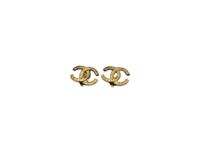 CHANEL Coco Mark Earrings "Gold"