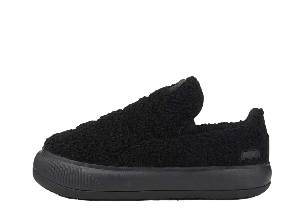 Puma Women's Mayu Slip on Teddy "Black"