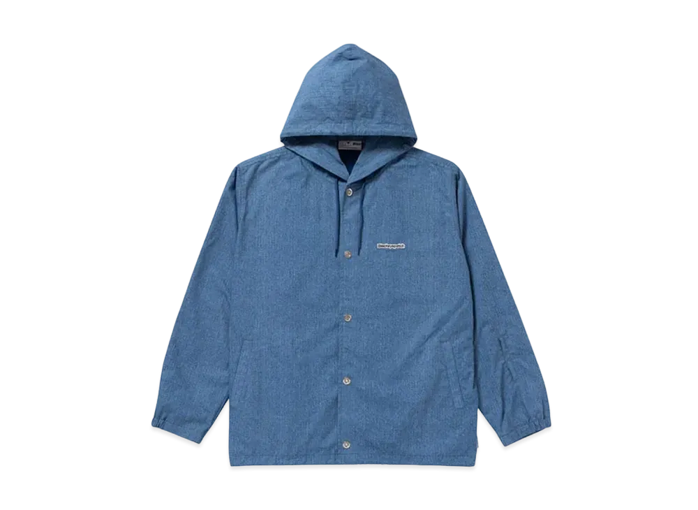 BlackEyePatch RIPSTOP DENIM HOODED JACKET "Blue"