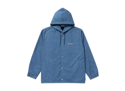 BlackEyePatch RIPSTOP DENIM HOODED JACKET "Blue"