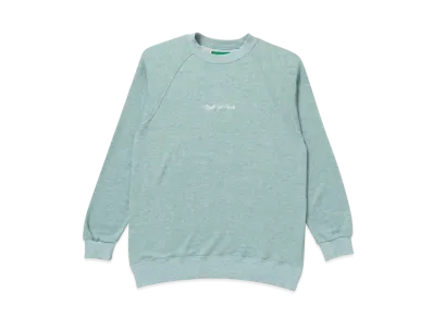 BlackEyePatch ROYAL SCRIPT RAGLAN CREW SWEAT "Mint"