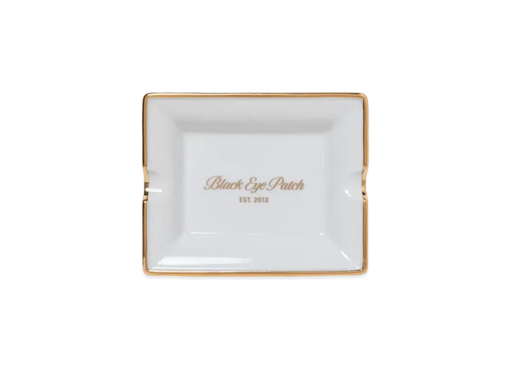 BlackEyePatch ASHTRAY (SMALL) "White"