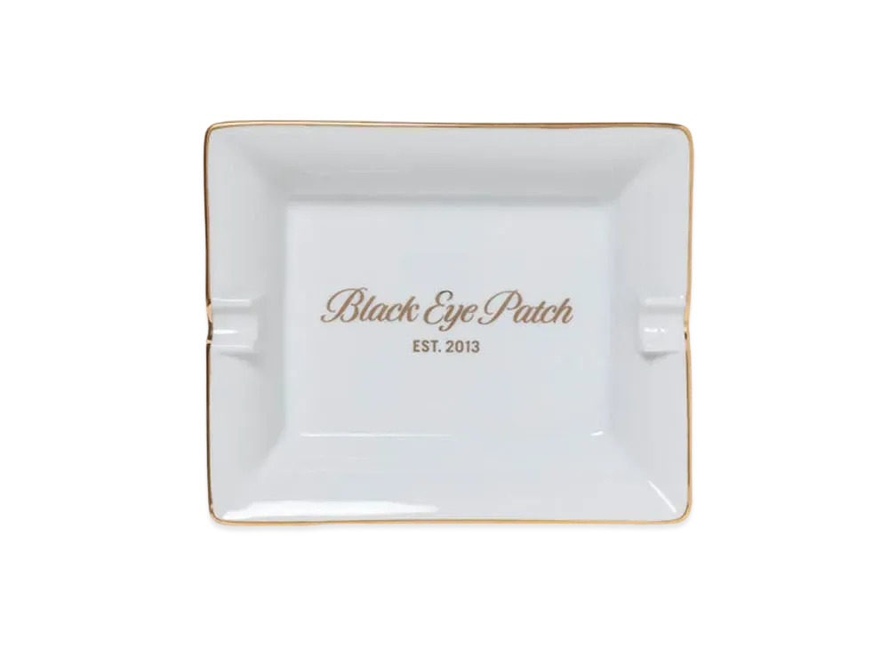 BlackEyePatch ASHTRAY (LARGE) "White"