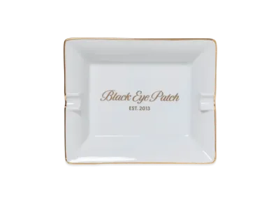 BlackEyePatch ASHTRAY (LARGE) "White"