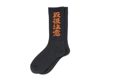 BlackEyePatch HANDLE WITH CARE SOCKS "Black"