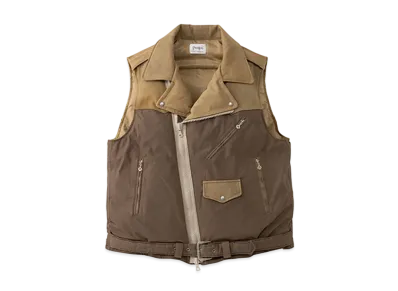 visvim STRABLER DOWN VEST "Brown"