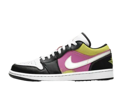 ナイキ エアジョーダン1 ロー "ブラック アクティブ フーシャ サイバー"
