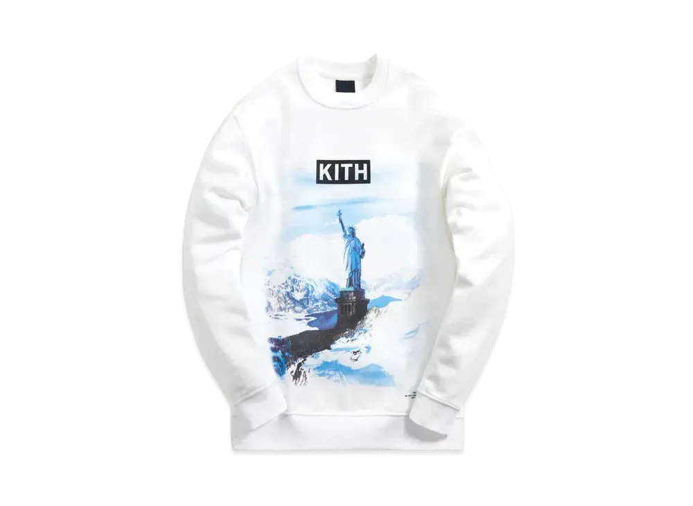 Kith Ellis Mountain Crewneck "White"