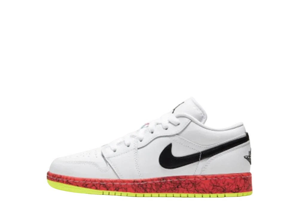 Nike GS Air Jordan 1 Low "Multi-Color Midsoles White"