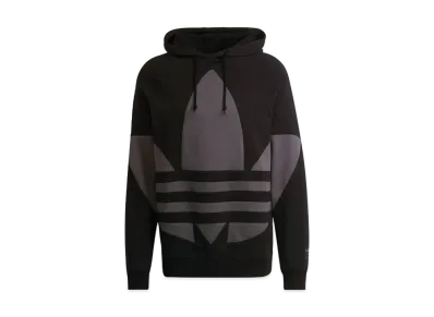 ADIDAS BIG TREFOIL HOODIE "Black/Gray Six"