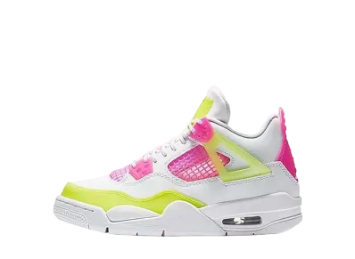 Nike GS Air Jordan 4 Retro "White Lemon Pink"