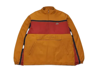 Supreme / Lacoste Puffy Half Zip Pullover "Tan"