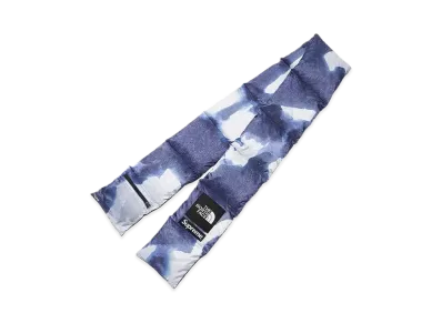 Supreme x The North Face Bleached Denim Print 700-Fill Down Scarf "Indigo"
