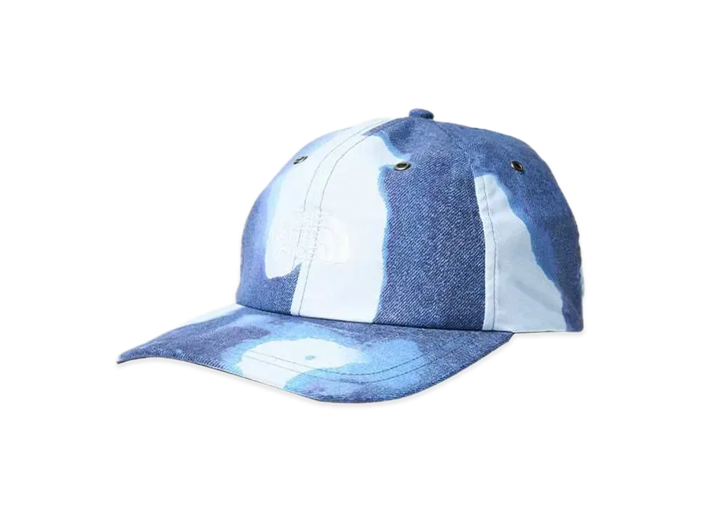 Supreme x The North Face Bleached Denim Print 6-Panel "Indigo"