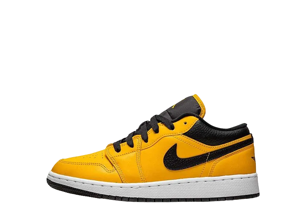 ナイキ GS エアジョーダン1 ロー "ユニバーシティーゴールド ブラック"