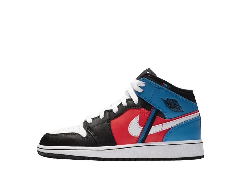 ナイキ GS エアジョーダン1 ミッド "トリカラー リボンズ"