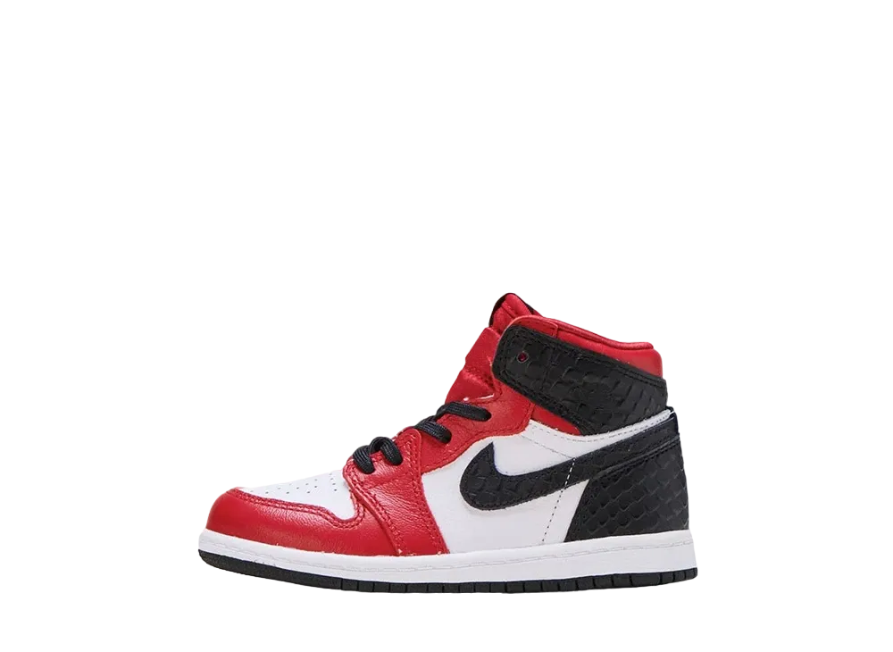 Nike TD Jordan 1 Retro High "Satin Snake Chicago"