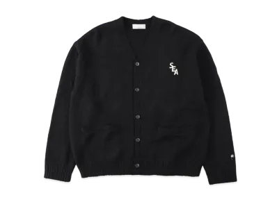 WIND AND SEA S_E_A MOHAIR CARDIGAN "Black"