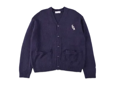 WIND AND SEA S_E_A MOHAIR CARDIGAN "Navy"