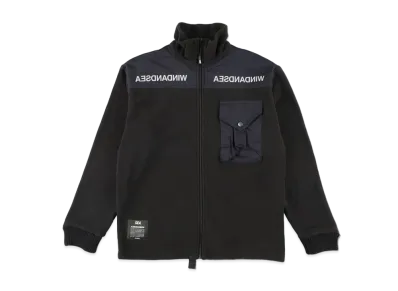 WIND AND SEA A32(INVERT) REFLECTION IECS FLEECE "Black"