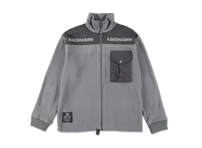 WIND AND SEA A32(INVERT) REFLECTION IECS FLEECE "Charcoal"