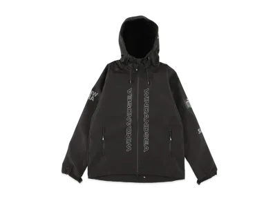 WIND AND SEA A32(RVS.COPY) REFLECTION NYLON PARKA "Navy"