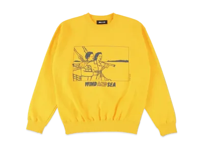 WIND AND SEA x NAIJEL GRAPH ICEBERG CREW NECK "Yellow"