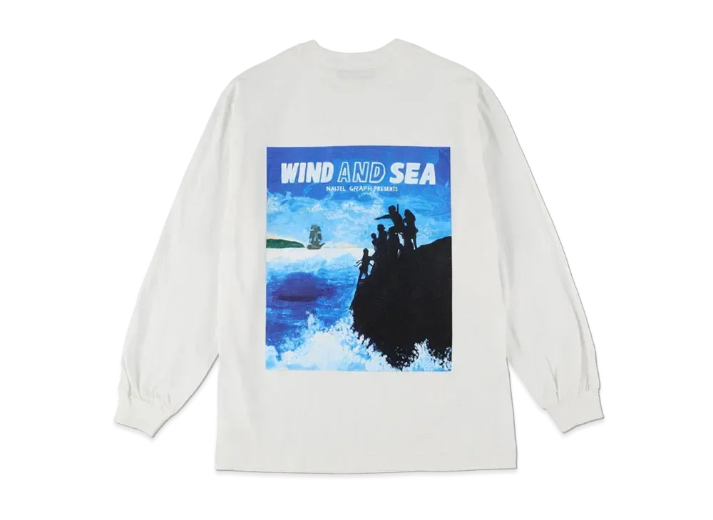WIND AND SEA x NAIJEL GRAPH FOOLISH L/S T-SHIRT "White"