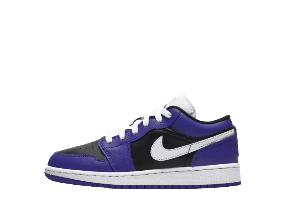ナイキ GS エアジョーダン1 ロー "コートパープル ブラック"
