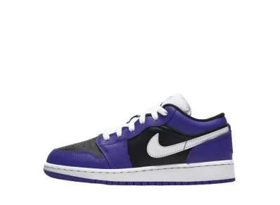ナイキ GS エアジョーダン1 ロー "コートパープル ブラック"