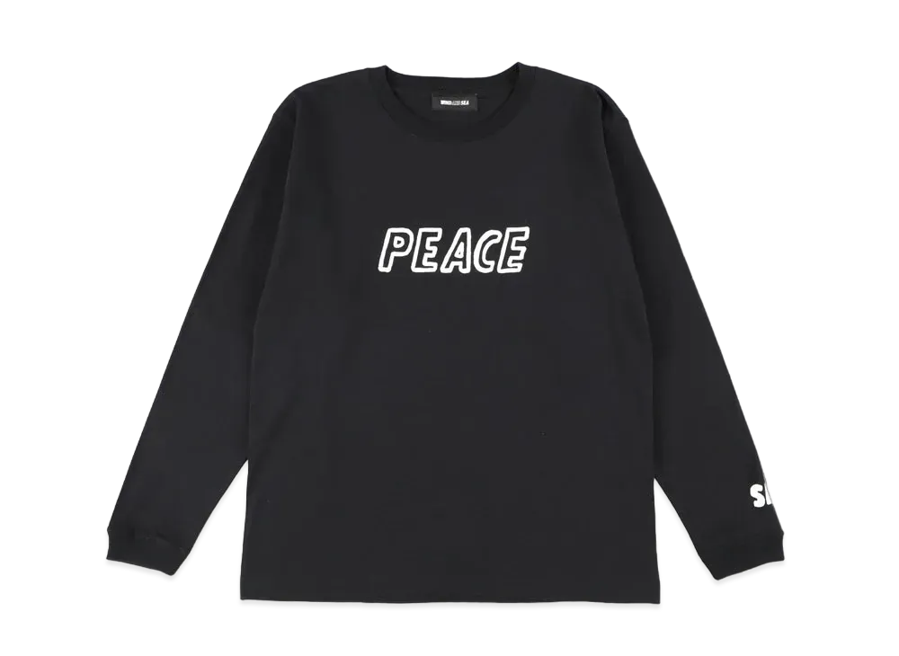 WIND AND SEA x NAIJEL GRAPH PEACE L/S T-SHIRT "Black"