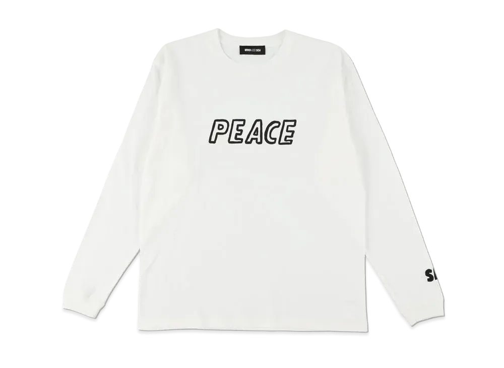 WIND AND SEA x NAIJEL GRAPH PEACE L/S T-SHIRT "White"