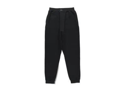 WIND AND SEA EMBOSSED SARROUEL SWEAT PANTS (UNISEX) "Black"