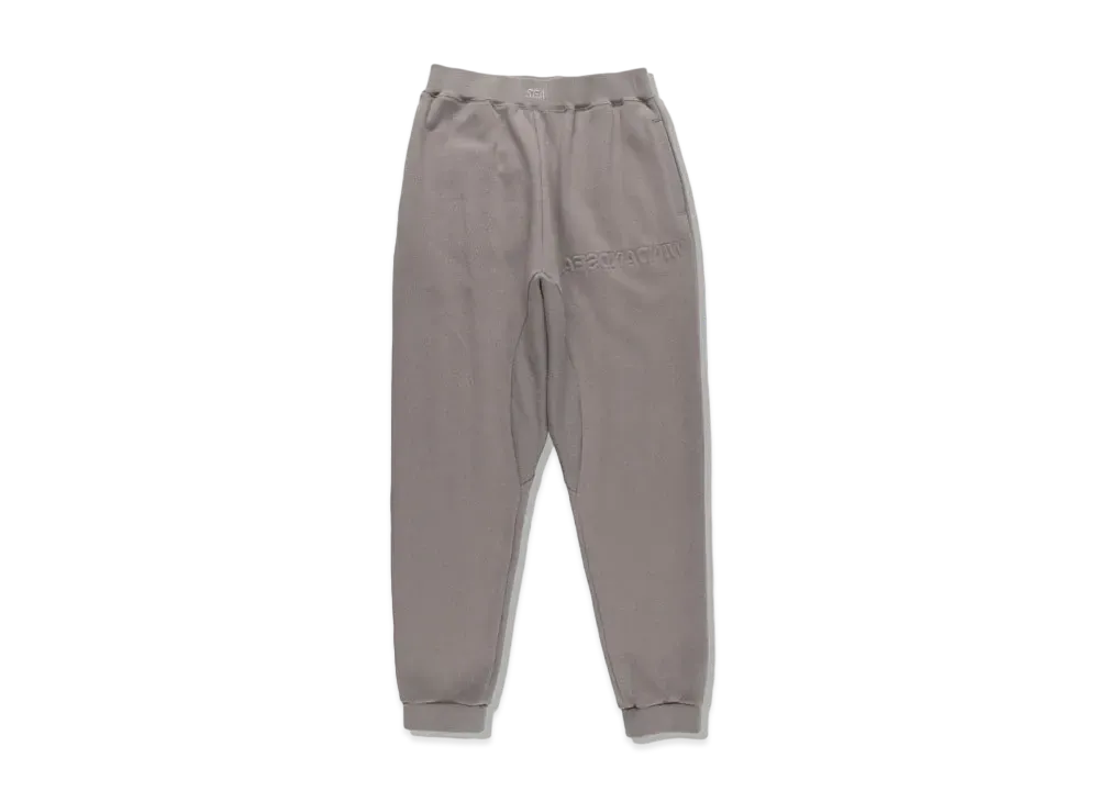 WIND AND SEA EMBOSSED SARROUEL SWEAT PANTS (UNISEX) "Gray"
